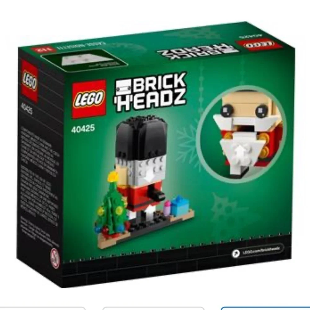 Lego brick Headz Nutcracker set 40425 new in sealed box 180 pieces retired rare